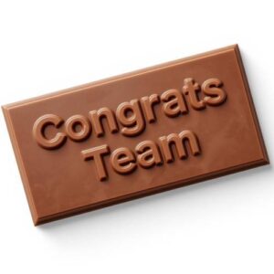 Alphabet Chocolate – CONGRATS TEAM