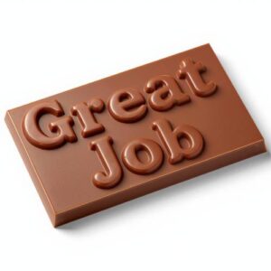 Alphabet Chocolate – GREAT JOB