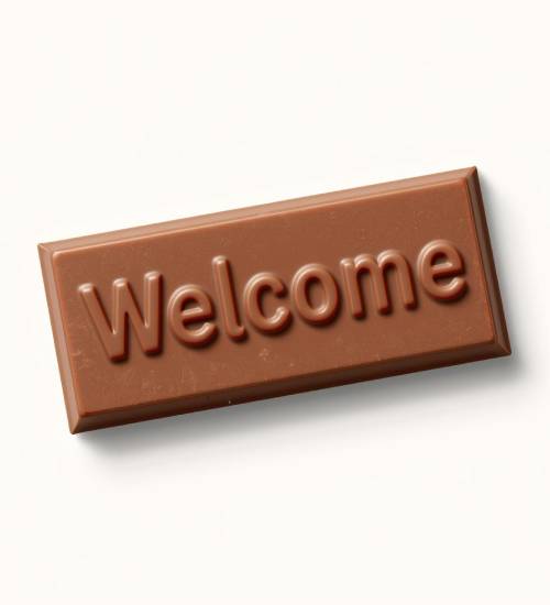 Alphabet Chocolate – WELCOME